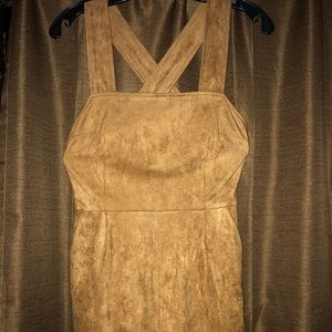 BB Dakota Amersly faux suede romper